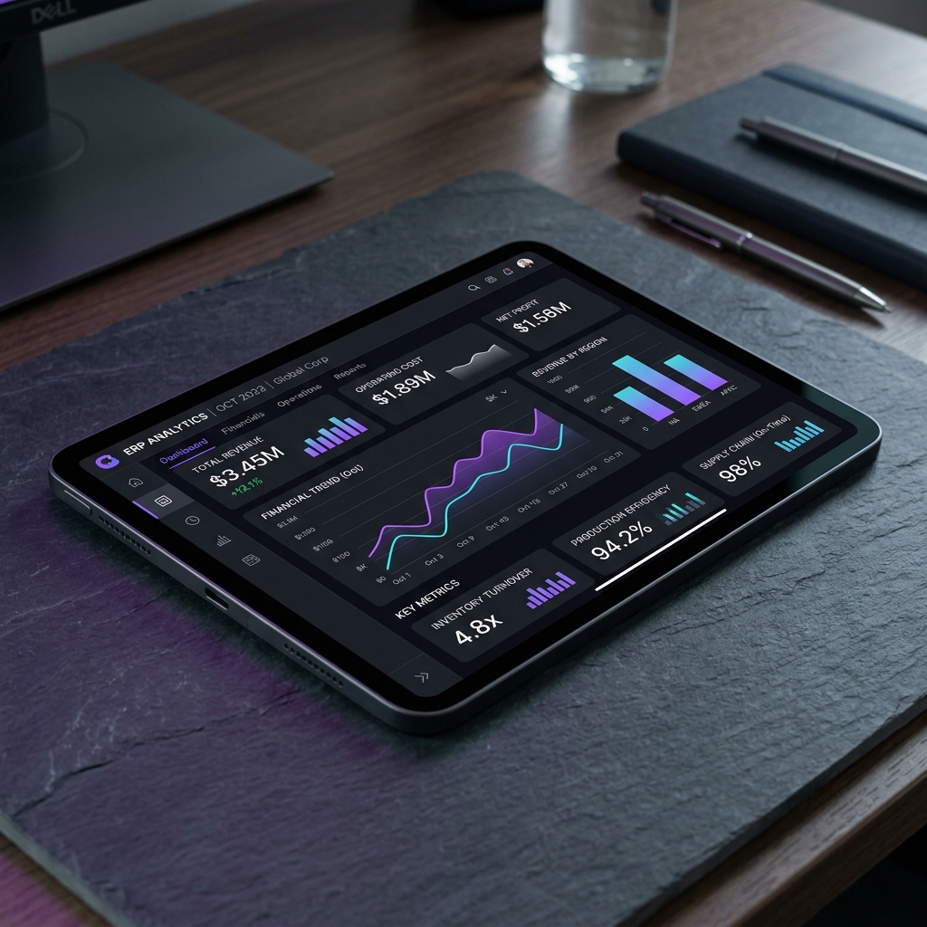 Qodarix Enterprise ERP Architecture Dashboard