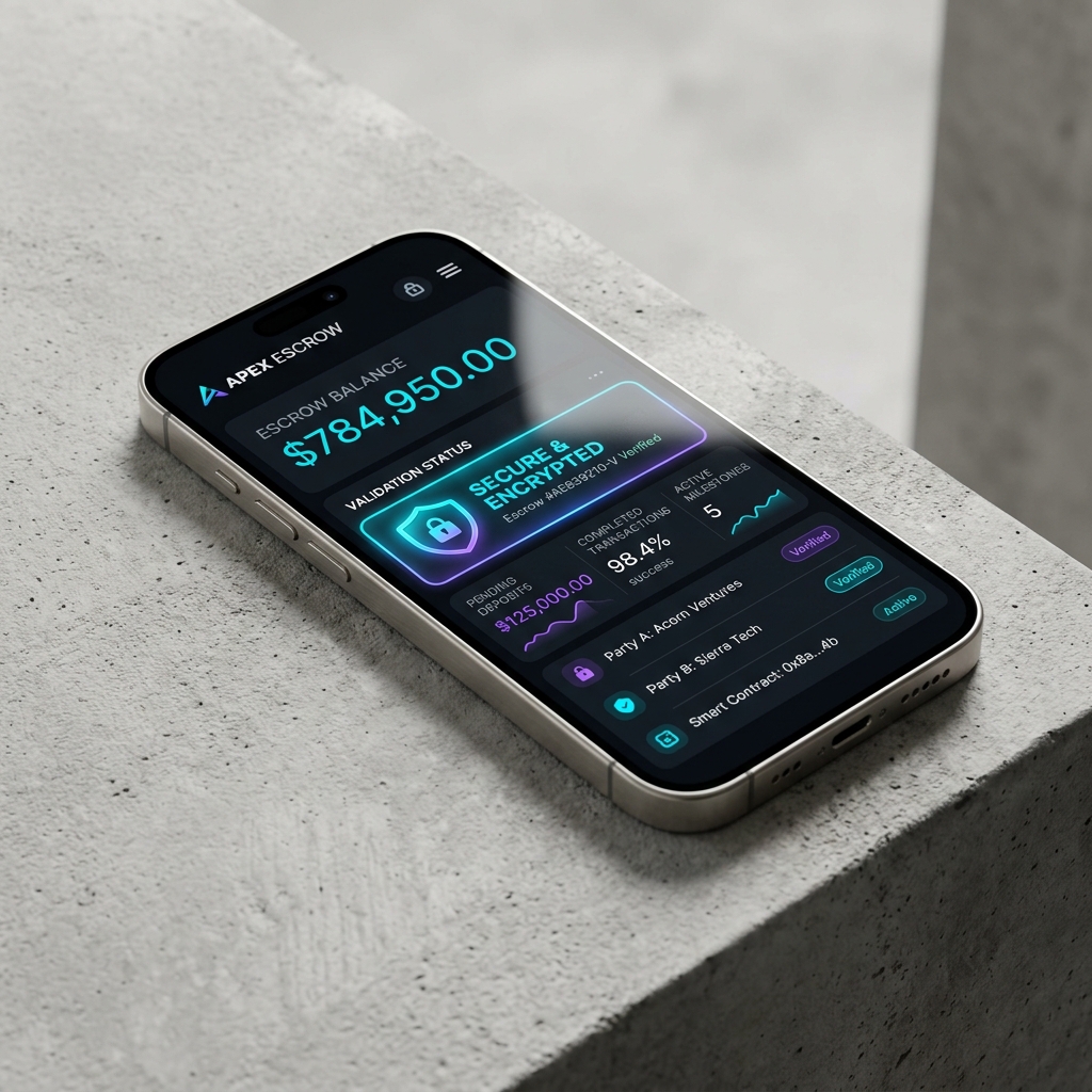 Qodarix Fintech Escrow and Mobile Security Application