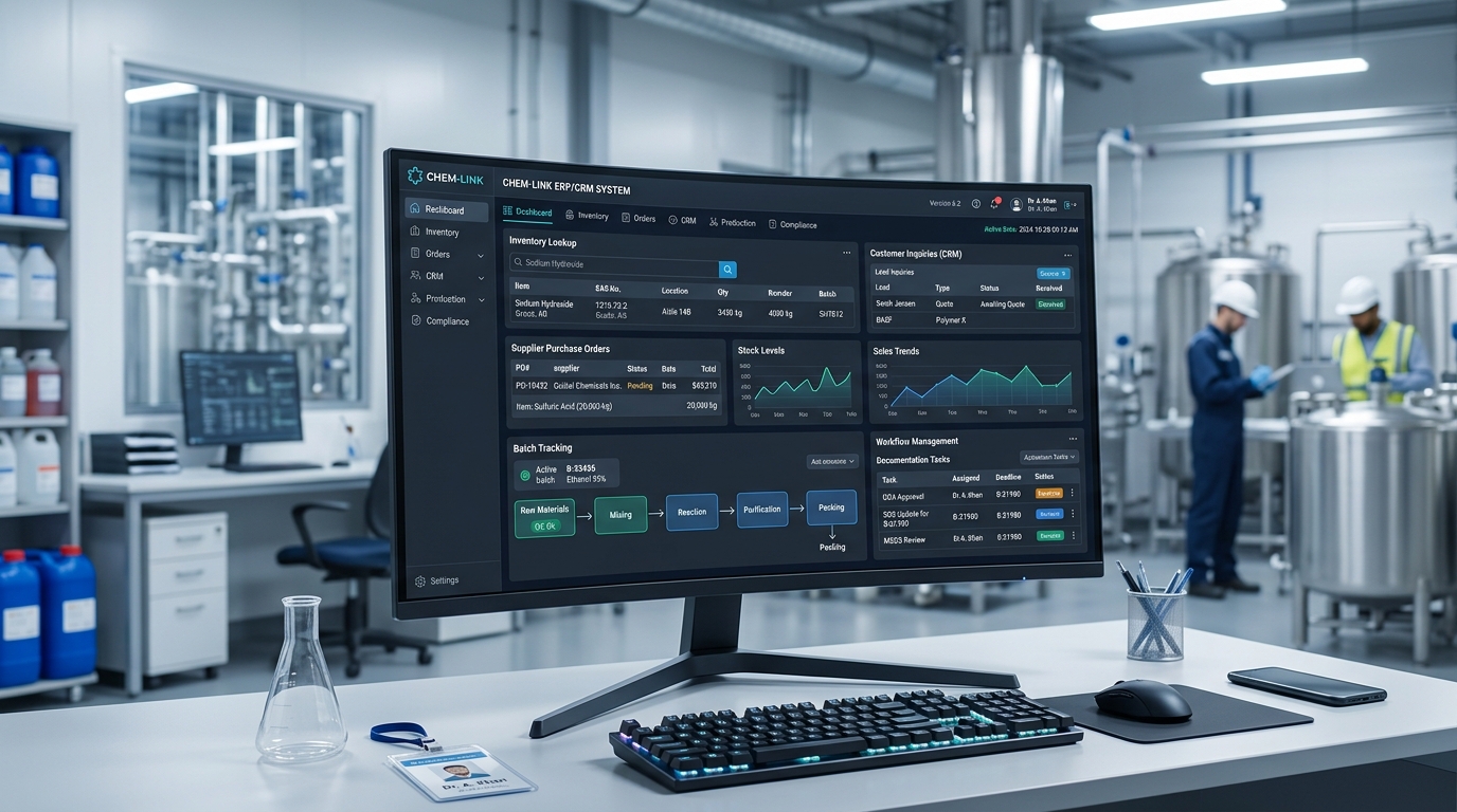 Chemical CRM Inventory Management