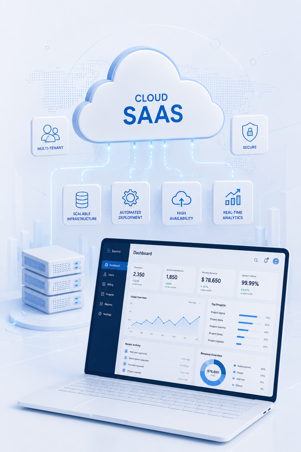 High-Concurrency Cloud SaaS Architecture and Microservices